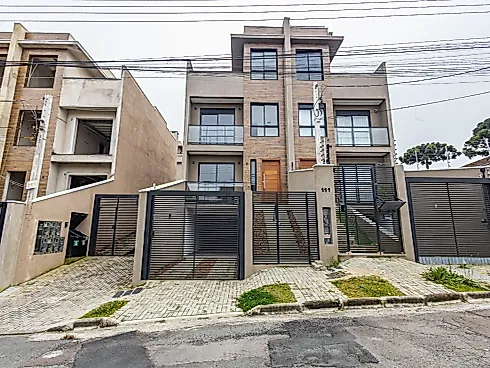 Sobrado Novo à Venda, 3 Suítes, 3 Vagas, Tingui, Curitiba/PR - Sobrado geminado em Tingui, Curitiba - Foto 3