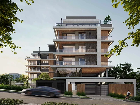 Apartamento com 3 quartos em Hugo Lange, Curitiba