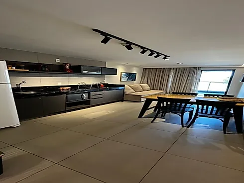 Exclusividade à Beira-Mar | Apartamento de Luxo com 1 Suíte e 45m² – Pé na Areia - Foto 9