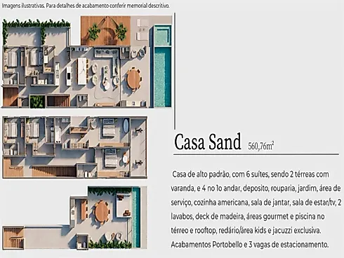 Casa em Condomínio com 6 Suítes e 561m² - Praia de Tatuamunha - Foto 6