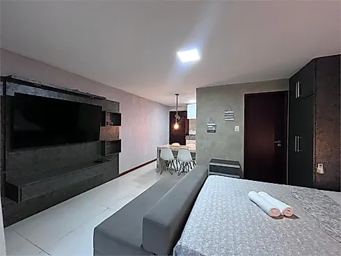 Studio Mobiliado no Villas do Pratagy - Pescaria - Studio em Pescaria, Maceió - Foto 4
