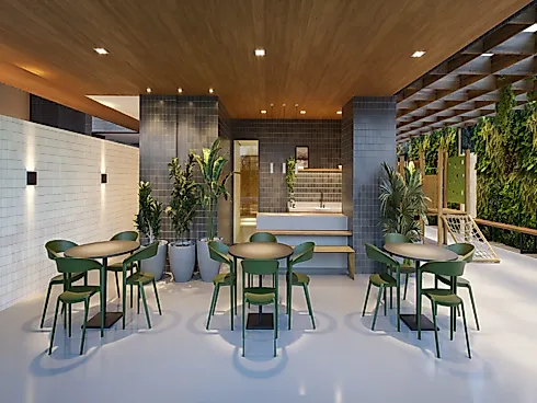Apartamentos Studio no Edifício Nuit Blanche - Jatiúca - Foto 6