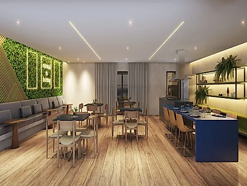 Apartamentos Studio, Quarto e Sala e Dois Quartos no Smart Stay Abdon - Jatiúca - Foto 9