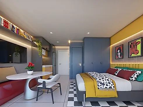 Studios Lançamentos no Up! Studio: Smart Living - Jatiúca - Foto 2