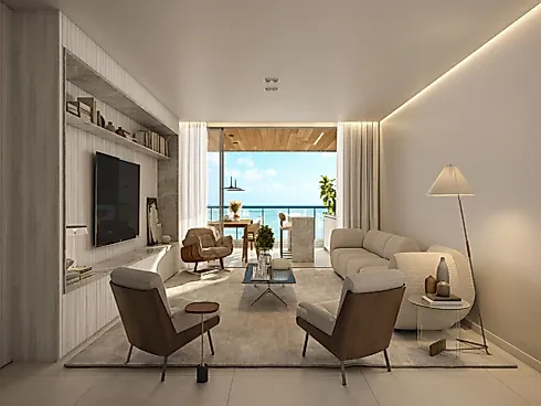 Apartamentos 3 à 4 Quartos no Edifício Rivage - Guaxuma - Foto 24