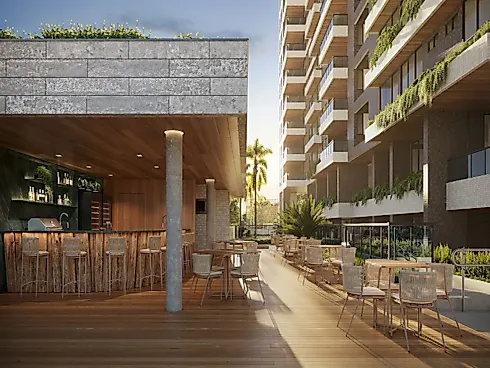 Apartamentos 3 à 4 Quartos no Edifício Rivage - Guaxuma - Foto 8