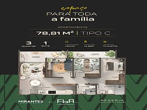 Reserva Cidade Verde - Apartamento de 2 e 3 Quartos - Foto 13