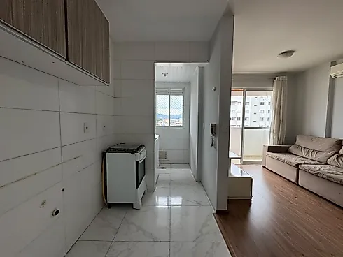 Apartamento 2 Quartos, 1 Suíte com 61M2, Vaga de Garagem Coberta, Infraestrutura Completa - Apartamento em Pagani, Palhoça - Foto 2