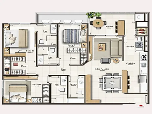 Apartamento (3) Suites Privilége Residence - Foto 11