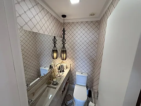Apartamento Balneário Estreito com 3 Suítes - Vista Mar - Foto 11