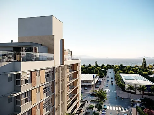 Apartamento 2 Suítes, 2 Vagas - Vista Mar - Estreito - Foto 3