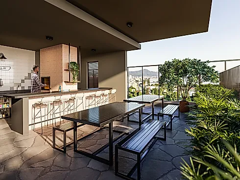 Apartamento 2 Suítes, 2 Vagas - Vista Mar - Estreito - Foto 16