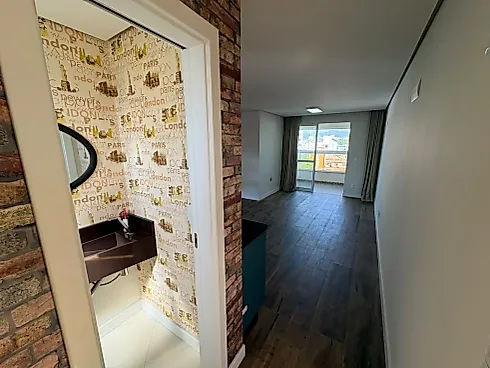 Vista Mar Privilegiada | 3 Dormitórios, 2 Suítes e 2 Vagas - Apartamento em Estreito, Florianópolis - Foto 5