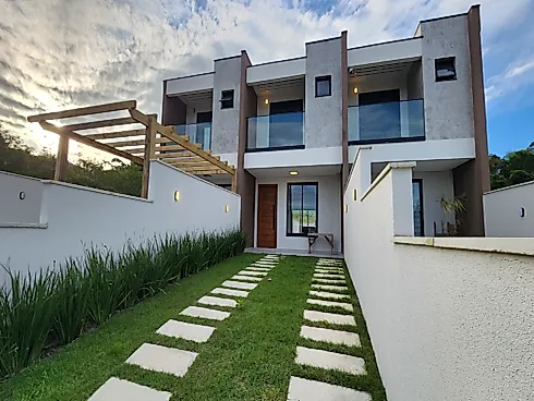 Sobrado Geminado - 2 Suítes - Serraria/Areias - Sobrado geminado em Serraria, São José - Foto 1