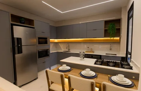 Apartamento com 3 quartos em Rio Caveiras, Biguaçu