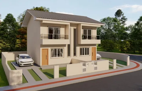 Casa com 2 quartos em Bela Vista, Palhoça