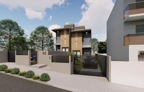 Casa Geminada com 2 quartos em Fundos, Biguaçu