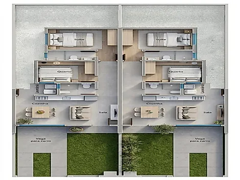 Casa geminada em Forquilhas, São José