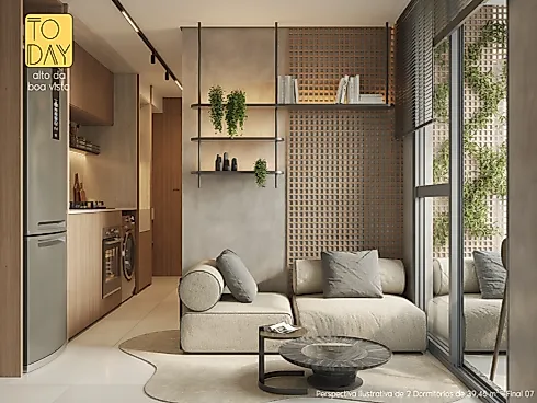 Studio ou Apartamento no Alto da Boa Vista, a 5 Minutos da Estação e Lazer Completo - Apartamento em Santo Amaro, São Paulo - Foto 3