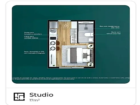 Studio 17m² Excelente Localização Mooca - Foto 10