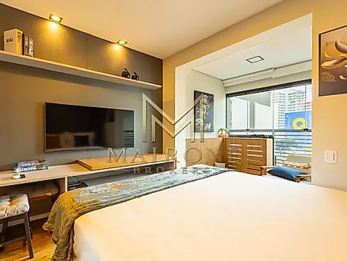 Studio Nr de 26m² Mobiliado ao Lado do Metrô Brooklin - Foto 8