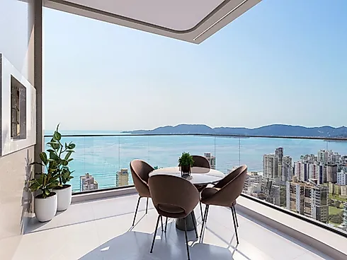 Apartamento 3 Quartos 130m² Piscina no Serenity - Meia Praia - Foto 10