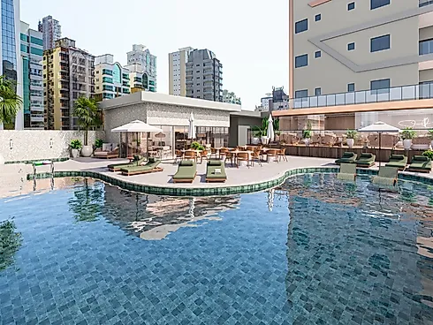 Apartamento 3 Quartos 130m² Piscina no Serenity - Meia Praia - Foto 6