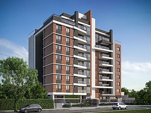 Apartamento 3 Quartos no Terrasse Accueillant - Juvevê - Apartamento em Juvevê, Curitiba - Foto 2