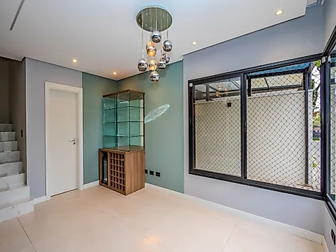 Sobrado com 3 Dormitórios à Venda, 140 m² por R$ 1.280.000,00 - Água Verde - Curitiba/PR - Sobrado geminado em Água Verde, Curitiba - Foto 3