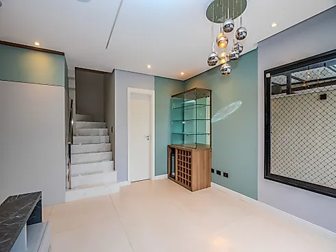 Sobrado com 3 Dormitórios à Venda, 140 m² por R$ 1.280.000,00 - Água Verde - Curitiba/PR - Sobrado geminado em Água Verde, Curitiba - Foto 4
