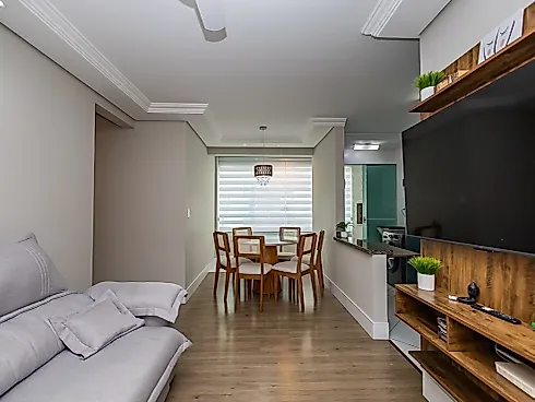 Apartamento com 3 Dormitórios para Venda, 73 m² por R$ 549.000,00 - Bacacheri - Curitiba/PR - Apartamento em Bacacheri, Curitiba - Foto 1
