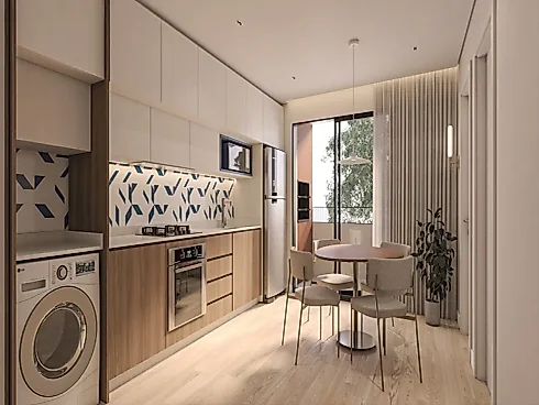 Apartamento 2 Dormitórios à Venda, Boa Vista, Curitiba, PR - Apartamento em Boa Vista, Curitiba - Foto 2