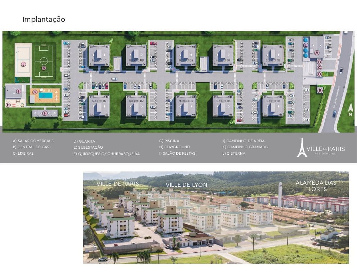 Apartamento em São Sebastião, Criciúma