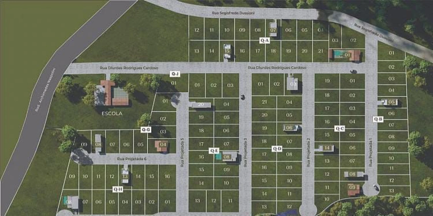 Terreno em Archimedes Naspolini, Criciúma