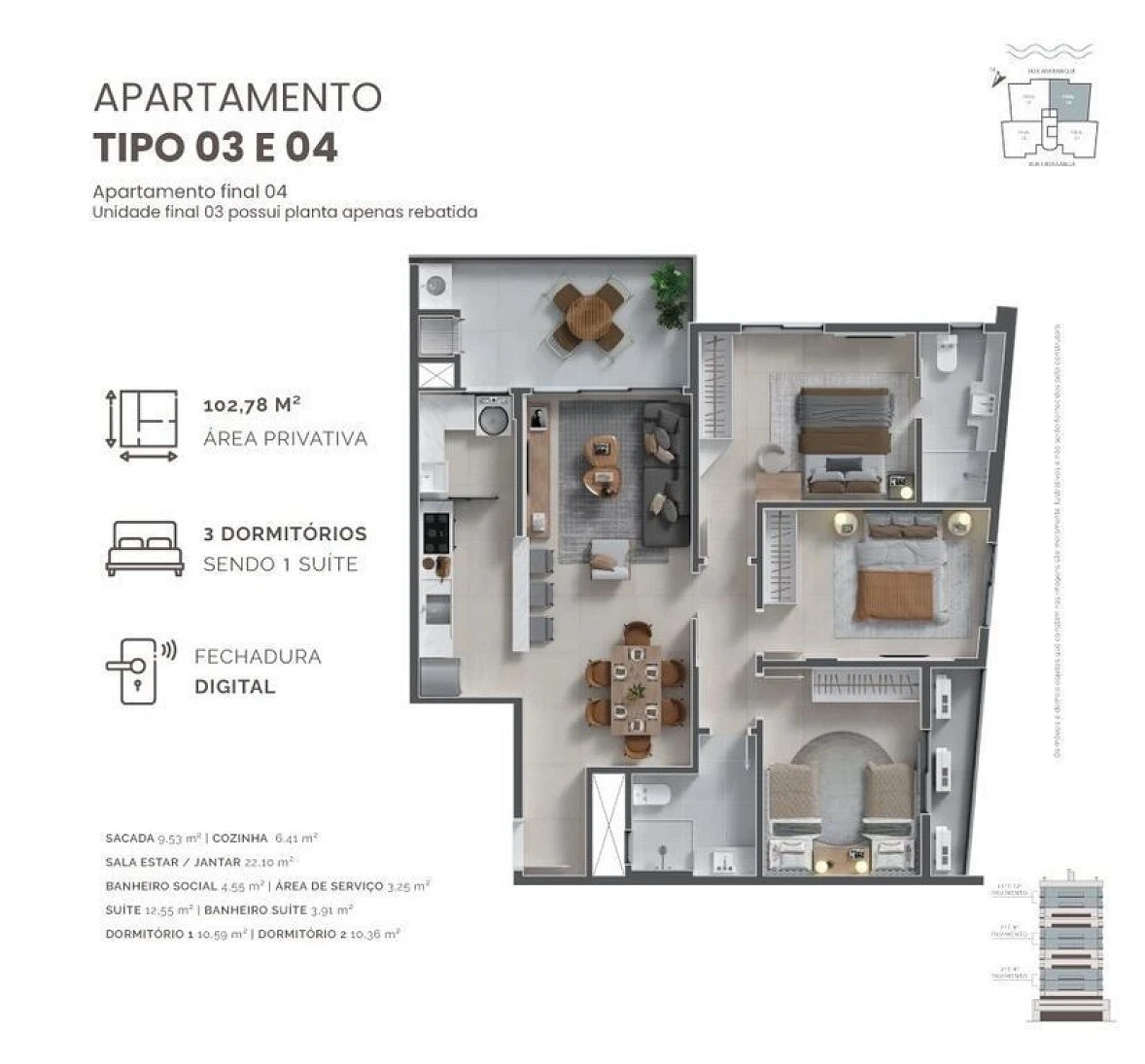 Apartamento em Centro, Balneário Rincão