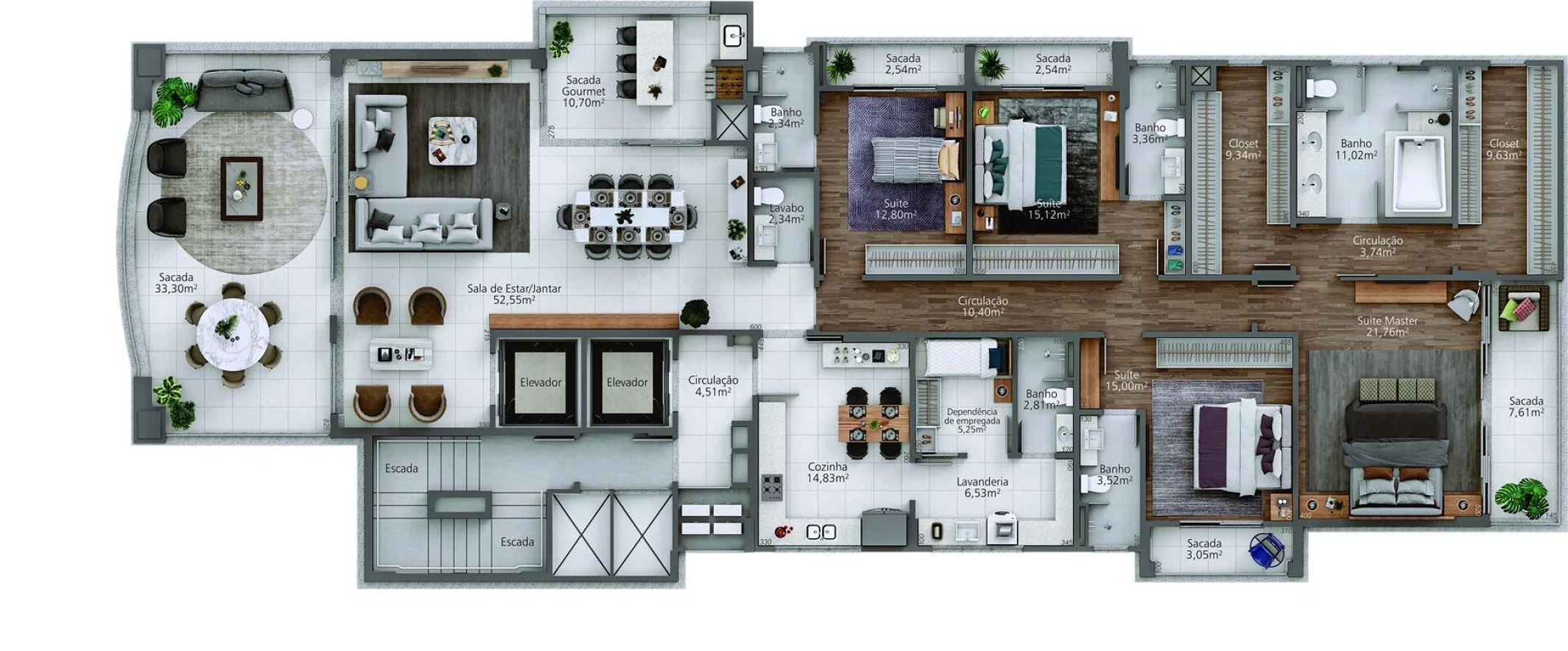 Apartamento em Centro, Criciúma