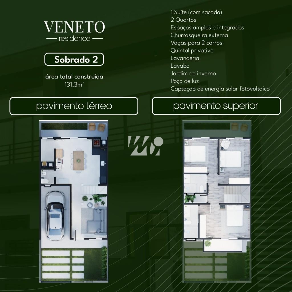 Sobrado Geminado em Pagani, Palhoça. 3 quartos, 118m². Imagem 13 de 14