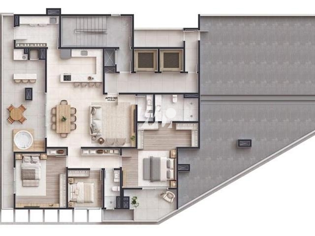 Apartamento em Pedra Branca, Palhoça. 2 quartos, 87m². Imagem 25 de 26