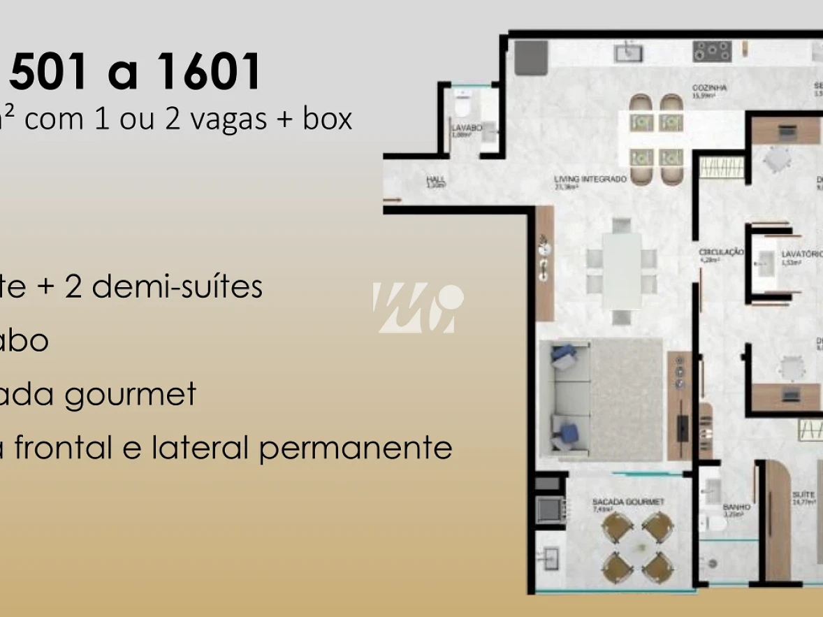 Apartamento em Pedra Branca, Palhoça. 2 quartos, 85m². Imagem 11 de 23