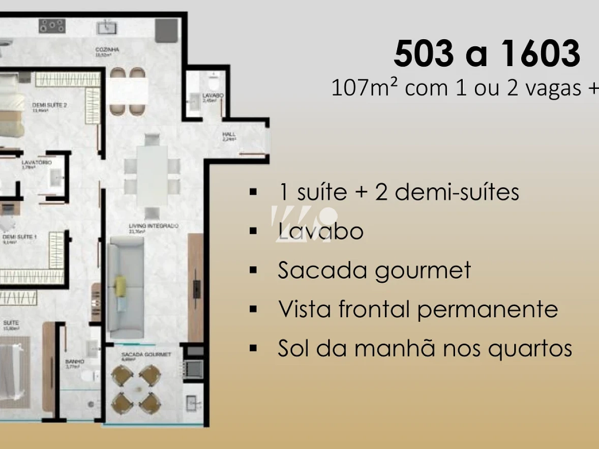Apartamento em Pedra Branca, Palhoça. 2 quartos, 85m². Imagem 13 de 23
