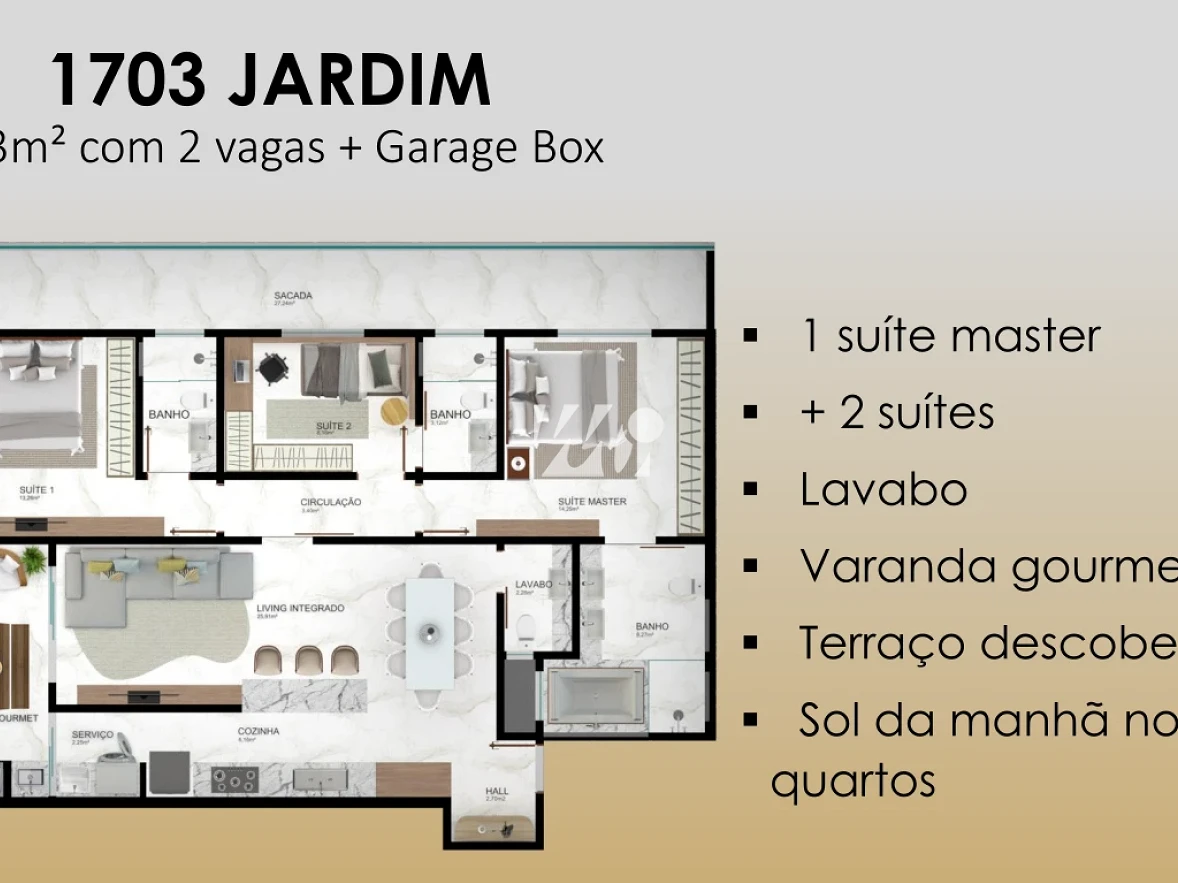 Apartamento em Pedra Branca, Palhoça. 2 quartos, 85m². Imagem 19 de 23