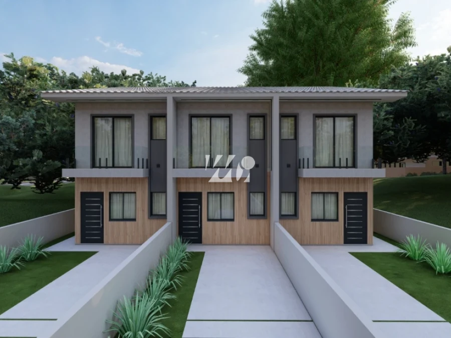 Sobrado Geminado em Aririú, Palhoça. 3 quartos, 107m². Imagem 1 de 4