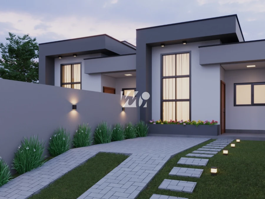 Sobrado Geminado em Bela Vista, Palhoça. 3 quartos, 83m². Imagem 1 de 2