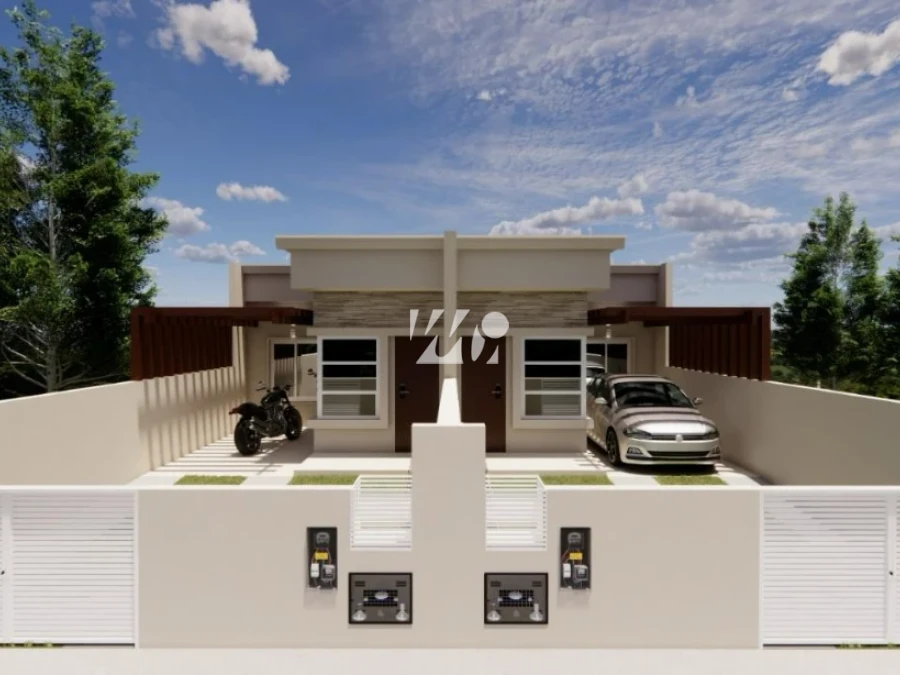 Casa Geminada em Forquilhas, São José. 2 quartos, 49m². Imagem 2 de 3