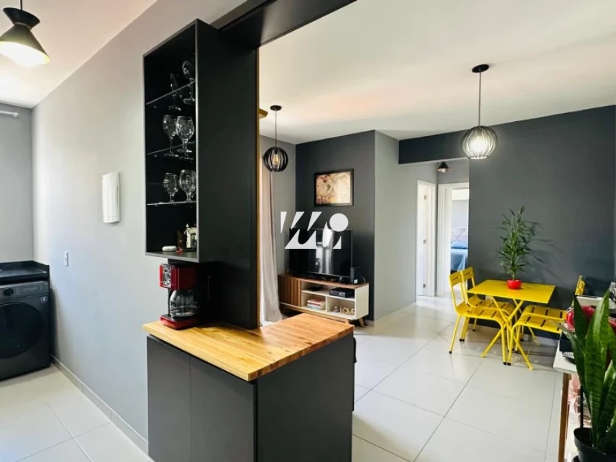 Apartamento em Pagani, Palhoça. 2 quartos, 56m². Imagem 3 de 13