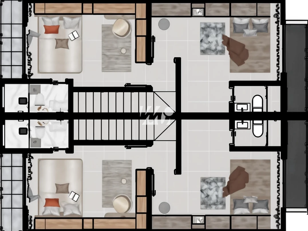 Sobrado Geminado em Bela Vista, Palhoça. 2 quartos, 80m². Imagem 20 de 22
