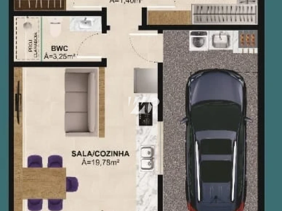 Casa em Forquilhas, São José. 2 quartos, 65m². Imagem 5 de 5