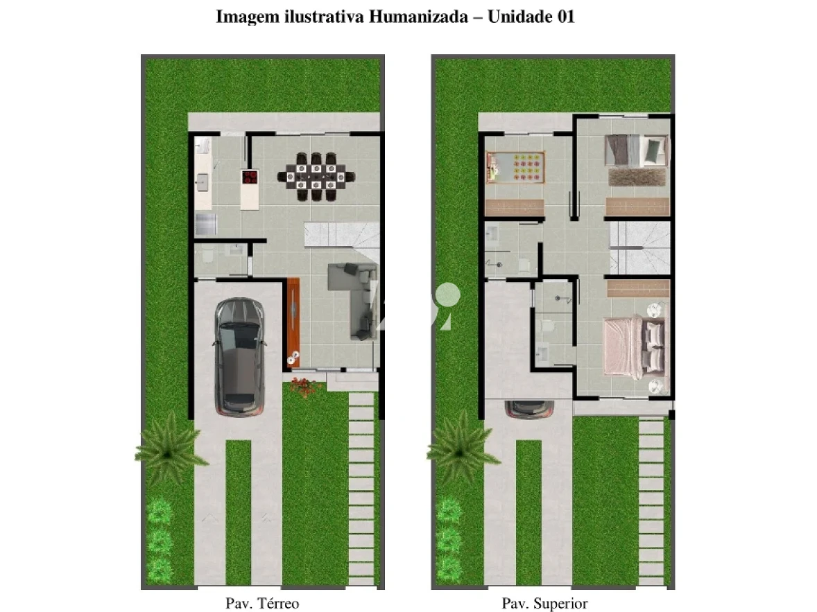 Sobrado Geminado em Praia de Fora, Palhoça. 3 quartos, 100m². Imagem 8 de 26