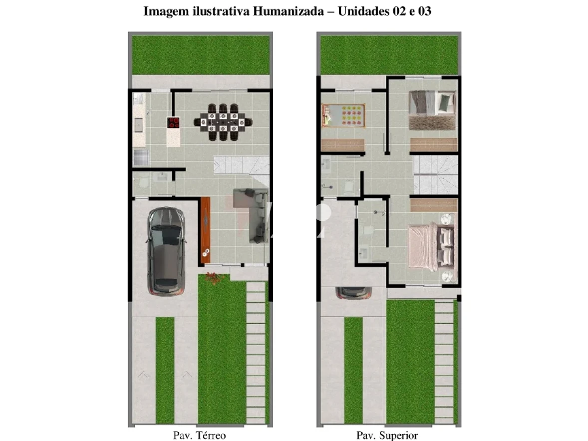 Sobrado Geminado em Praia de Fora, Palhoça. 3 quartos, 100m². Imagem 8 de 27