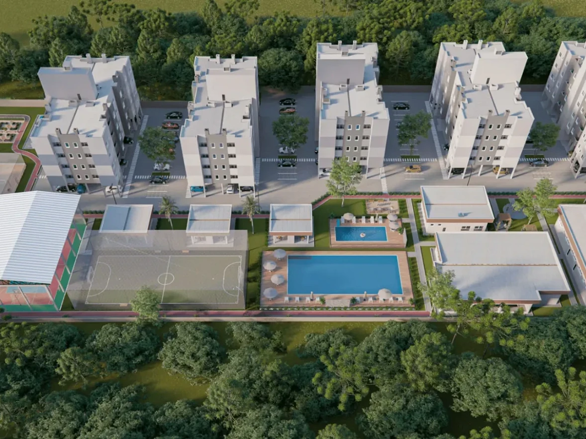 Apartamento em Pedra Branca, Palhoça. 2 quartos, 54m². Imagem 1 de 1